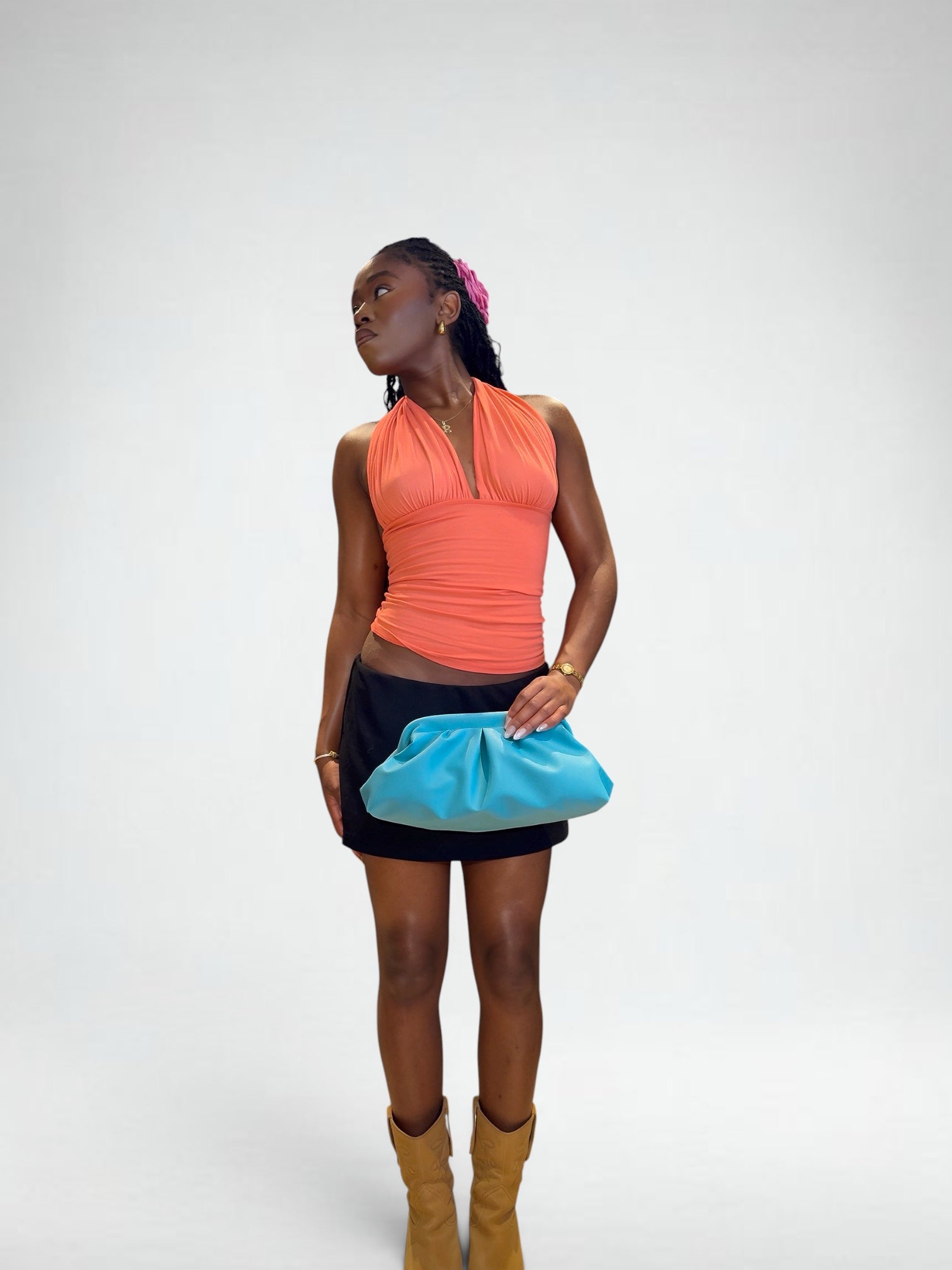 Handmade Marceline Mini Clutch by MARCI in soft vegan leather